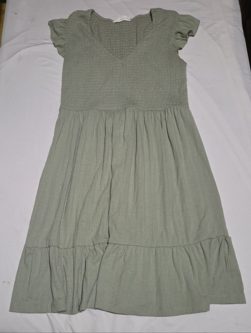 Lucky Brand women's medium green knee length dress #29